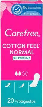 Wkładki higieniczne Carefree Cotton Feel Normal (20 sztuk) 3+1 gratis