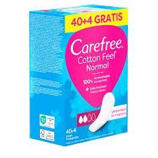 Wkładki higieniczne Carefree Normal Cotton Feel (44 sztuki)