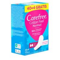 Wkładki higieniczne Carefree Normal Cotton Feel (44 sztuki)