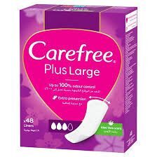 Wkładki higieniczne Carefree Plus Large Aloe Vera (48 sztuk)