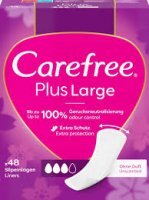 Wkładki higieniczne Carefree Plus Large bezzapachowe (48 sztuk)