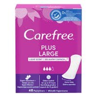 Wkładki higieniczne Carefree Plus Large delikatny zapach (48 sztuk)