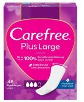 Wkładki higieniczne Carefree Plus Large Fresh Scent (48 sztuk)