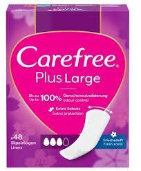 Wkładki higieniczne Carefree Plus Large Fresh Scent (48 sztuk)