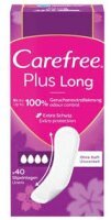 Wkładki higieniczne Carefree Plus Long bezzapachowe (40 sztuk)