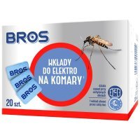 Wkłady do elektrofumigatora na komary Bros (20 sztuk)