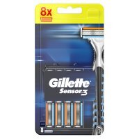 Wkłady do golenia Gillette Sensor 3 (8 sztuk)