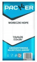 Woreczki HDPE 14x4x26 /22x26/ Packer (800 sztuk)