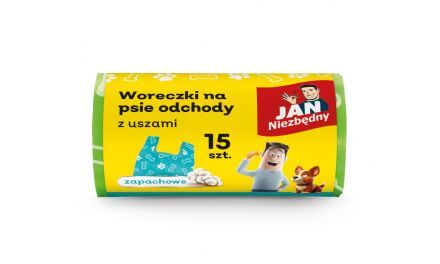 Worki na psie odchody Jan Niezbędny z uszami zapachowe (15 sztuk)