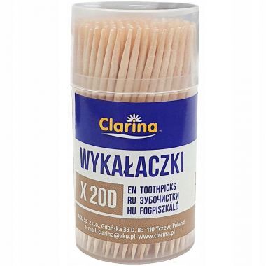 Wykałaczki drewniane (200 sztuk)