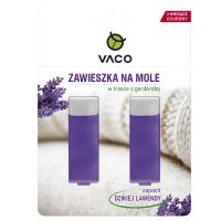 Zawieszka na mole ubraniowe w żelu Lavender Vaco (2 sztuki)