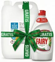 Żel do mycia naczyń Biały Jeleń z rumiankiem i alantoiną hipoalergiczny 5 l + Gratis