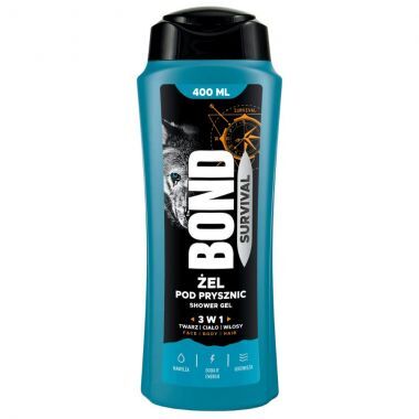 Żel pod prysznic Bond Survival 3w1 400 ml