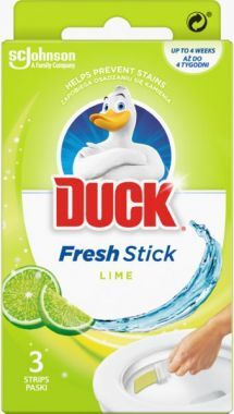 Żelowy pasek do toalet Duck Fresh Stick Lime 27 g (3 sztuki)