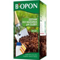 Zestaw do badania PH gleby Biopon 10 sztuk