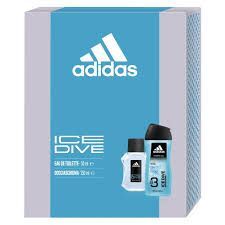 Zestaw kosmetyczny Adidas Men Ice Dive (żel pod prysznic 250 ml+woda toaletowa 50 ml)