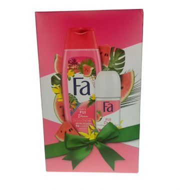 Zestaw kosmetyczny dla kobiet Fa Fiji Dream (antyperspirant w kulce+żel pod prysznic)