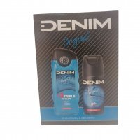 Zestaw kosmetyczny męski Denim Original (Dezodorant 150 ml + Żel po prysznic 250 ml)