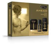 Zestaw kosmetyczny męski STR8  Ahead (woda po goleniu 100 ml+dezodorant 150 ml+shower gel 250 ml)