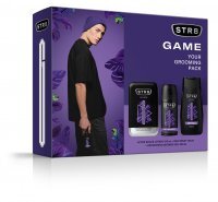 Zestaw kosmetyczny męski STR8  Game (woda po goleniu 100 ml+dezodorant 150 ml+shower gel 250 ml)