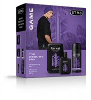 Zestaw kosmetyczny męski STR8  Game (woda toaletowa 50 ml+dezodorant 150 ml)