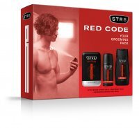 Zestaw kosmetyczny męski STR8  Red Code (woda po goleniu 100 ml+dezodorant 150 ml+shower gel 250 ml)