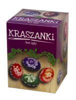 Zestaw naklejek na jajka wielkanocne Kraszanki (25 sztuk)