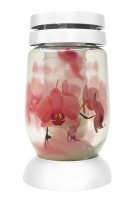 Znicz Lampion Różowe kwiaty (6 sztuk)