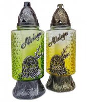 Znicz szklany Alleluja JW 640 40 H 30 cm (6 sztuk)