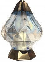 Znicze szklane D-8 Diament (2 sztuki) wysokość 35 cm,czas palenia 72h