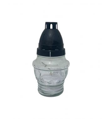 Znicze szklane ZS-94 wysokość 15 cm, czas palenia 12 h (12 sztuk)