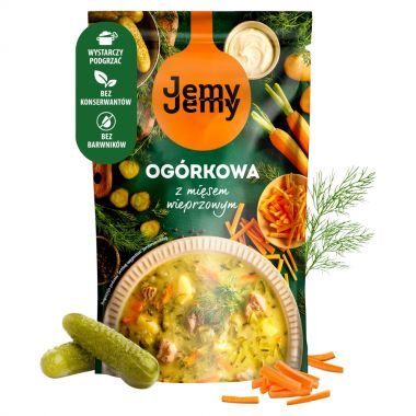 Zupa ogórkowa JemyJemy z mięsem wieprzowym 450 g